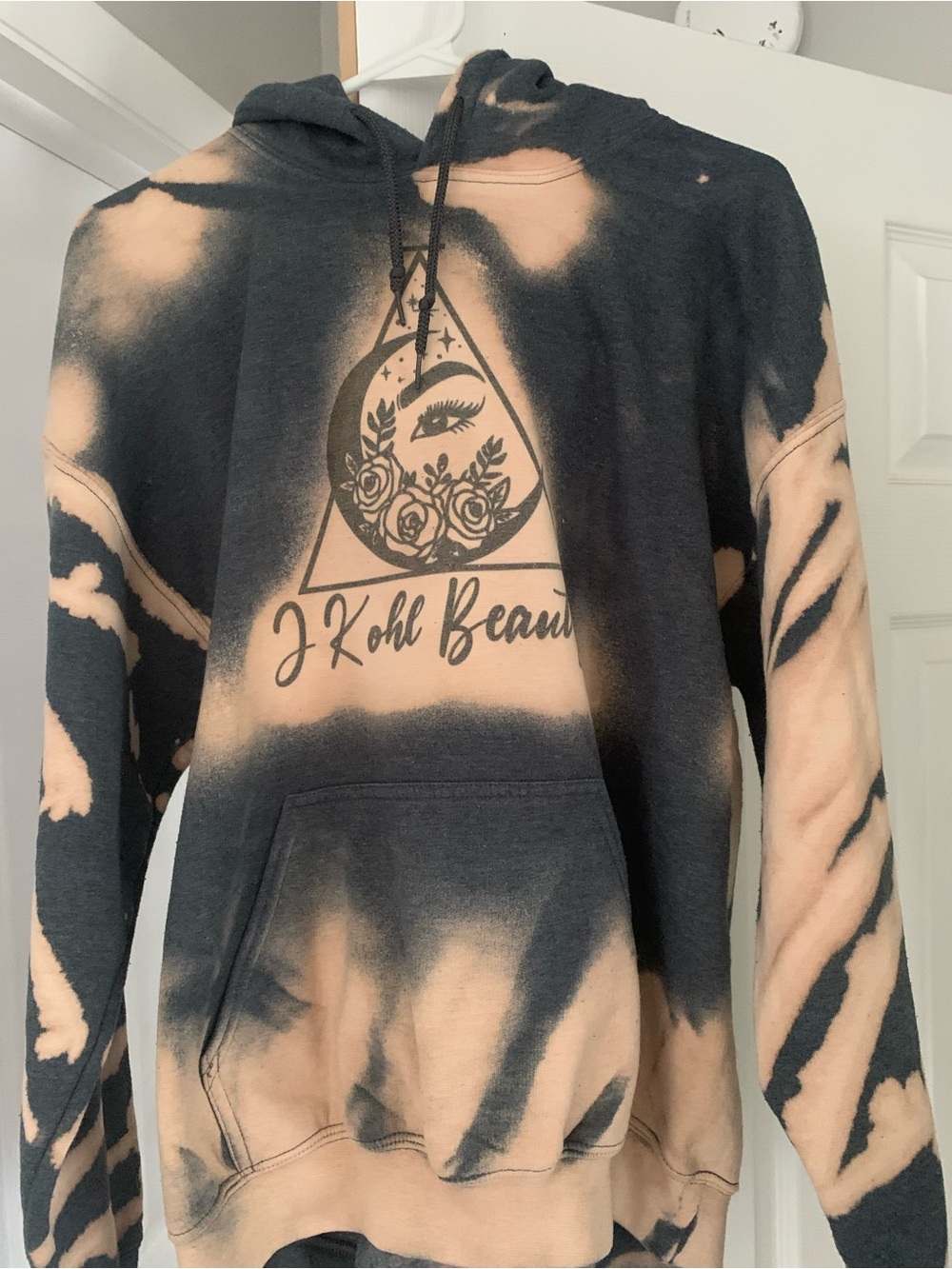 Custom bleached Tie-Dye Hoodie
